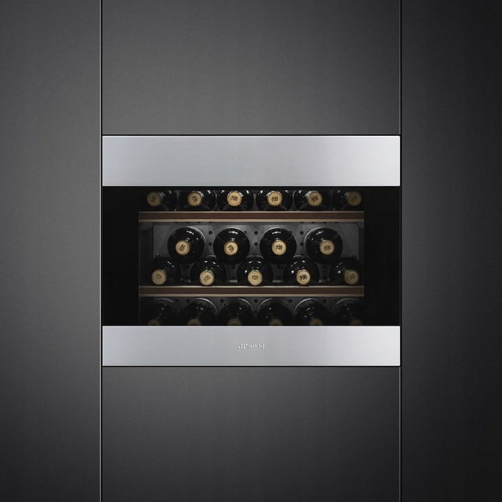 CHŁODZIARKA NA WINO 45CM DO ZABUDOWY SMEG CVI321X3 STAL NIERDZEWNA
