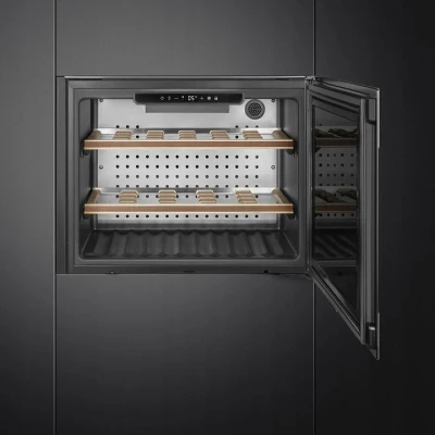 CHŁODZIARKA NA WINO 45CM DO ZABUDOWY SMEG CVI321X3 STAL NIERDZEWNA