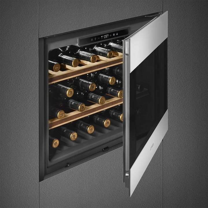 CHŁODZIARKA NA WINO 45CM DO ZABUDOWY SMEG CVI321X3 STAL NIERDZEWNA