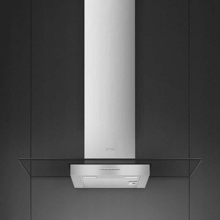 OKAP PRZYŚCIENNY SMEG KBT900VE STAL 90cm