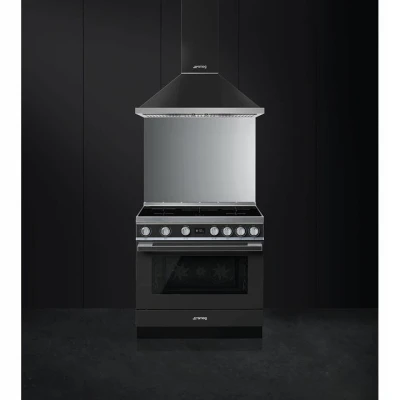 KUCHNIA WOLNOSTOJĄCA Z PŁYTĄ INDUKCYJNĄ 90x60CM SMEG CPF9IPAN ANTRACYTOWY