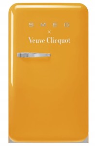 LODÓWKA RETRO SMEG WOLNOSTOJĄCA JEDNODRZWIOWA VEUVE CLICQUOT POŁYSK
