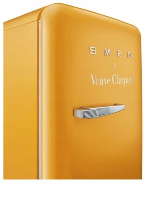 LODÓWKA RETRO SMEG WOLNOSTOJĄCA JEDNODRZWIOWA VEUVE CLICQUOT POŁYSK