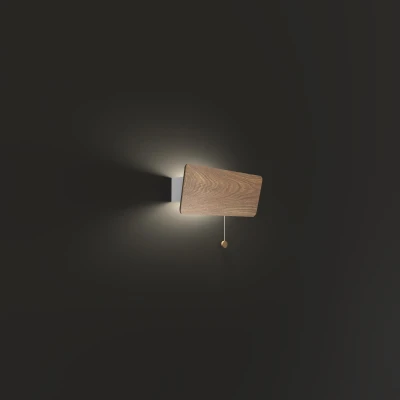Lampa ścienna Kinkiet wł. OSLO 30 1x40W E14 Dębowy Nowodvorski