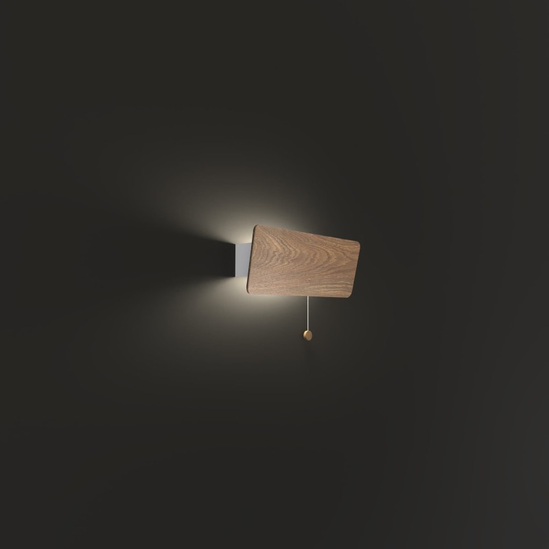 Lampa ścienna Kinkiet wł. OSLO 30 1x40W E14 Dębowy Nowodvorski