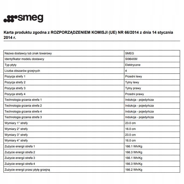 Płyta Indukcyjna SMEG SI964XM