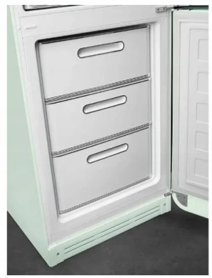 LODÓWKA WOLNOSTOJĄCA DWUDRZWIOWA 60CM RETRO SMEG FAB32RPG5 ZIELONA