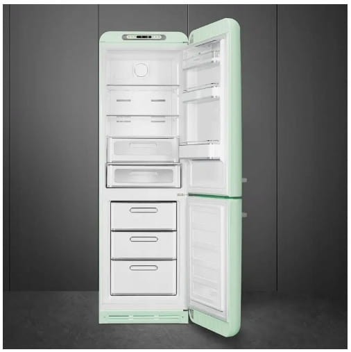 LODÓWKA WOLNOSTOJĄCA DWUDRZWIOWA 60CM RETRO SMEG FAB32RPG5 ZIELONA