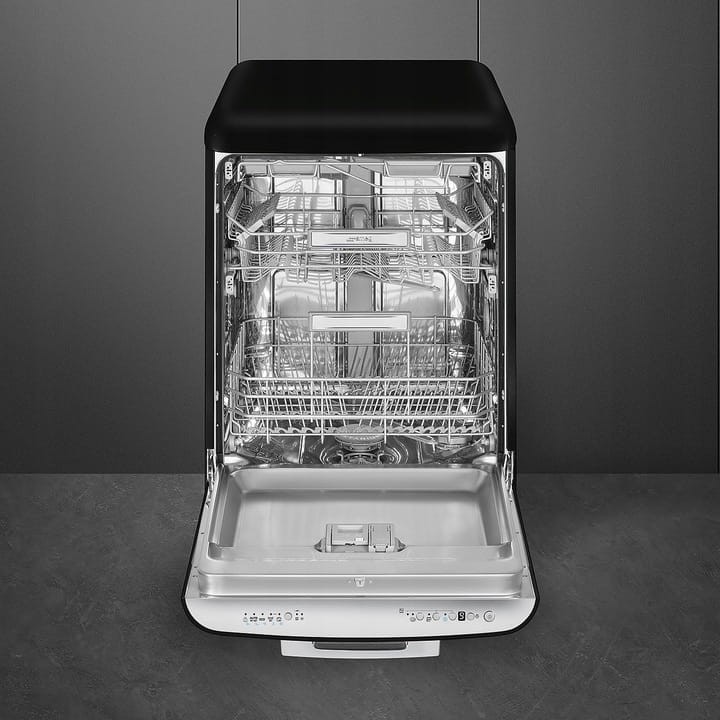 Smeg Zmywarka do naczyń, 60 cm, 50s, czarny LVFABB