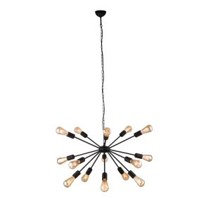 Lampa sufitowa Wisząca 15x60W Czarna NOWODVORSKI