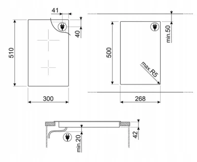 Płyta ceramiczna SMEG SE232TD1
