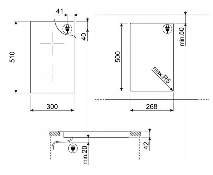 Płyta ceramiczna SMEG SE232TD1