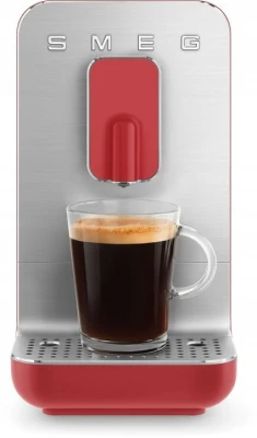 Ekspres do kawy 19 bar thermoblock 150g kawy 1,4l wody Smeg BCC01RDMEU