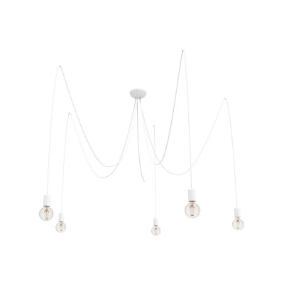 Lampa wisząca SPIDER 5x60W IP20 E27 Biały Nowodvorski