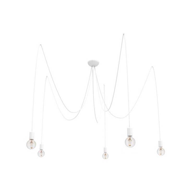 Lampa wisząca SPIDER 5x60W IP20 E27 Biały Nowodvorski