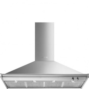 Okap przyścienny 120cm 788m³/h 3 prędkości LED Smeg KD120HXE