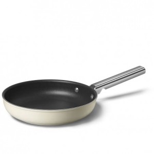 Patelnia 26cm indukcja stal nierdzewna PTFE Smeg CKFF2601CRM