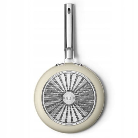 Patelnia 26cm indukcja stal nierdzewna PTFE Smeg CKFF2601CRM