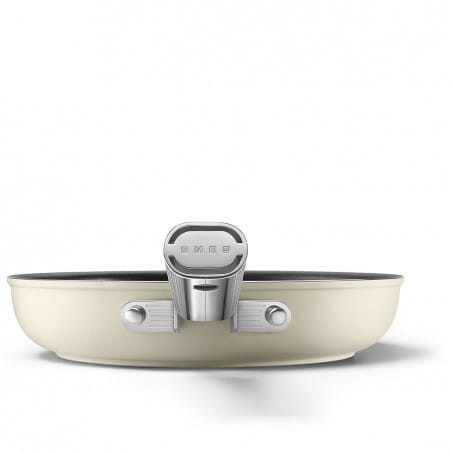 Patelnia 26cm indukcja stal nierdzewna PTFE Smeg CKFF2601CRM