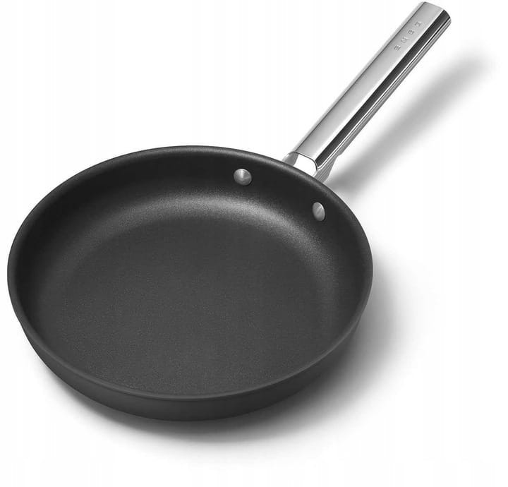 Patelnia 26cm podstawa 19,3cm stal nierdzewna PTFE Smeg CKFF2601BLM