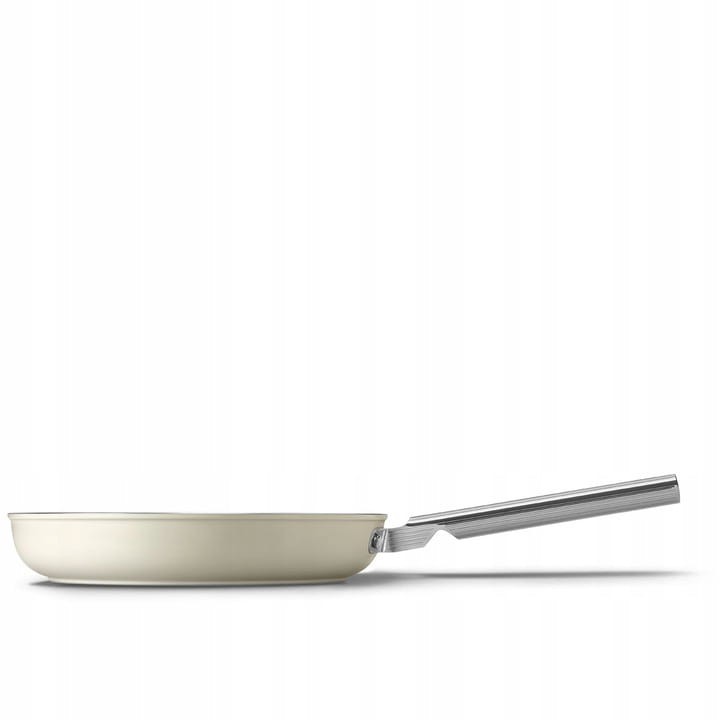 Patelnia 28cm indukcja stal nierdzewna PTFE Smeg CKFF2801CRM