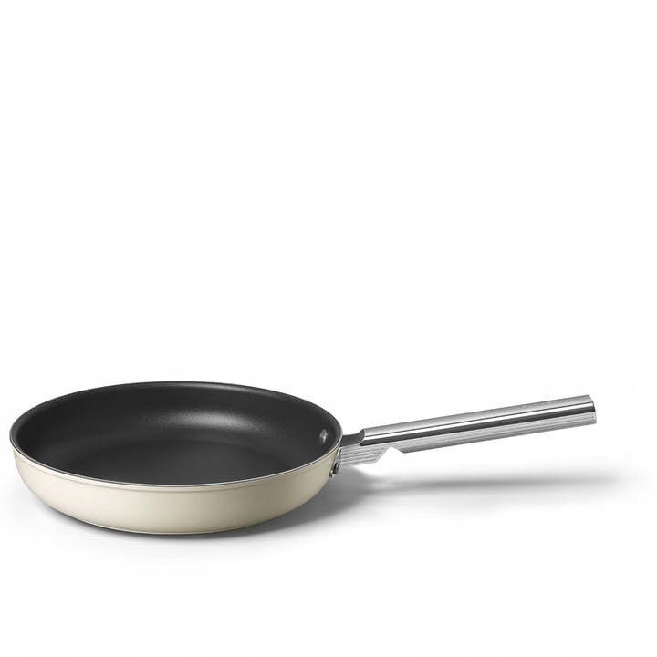 Patelnia 28cm indukcja stal nierdzewna PTFE Smeg CKFF2801CRM