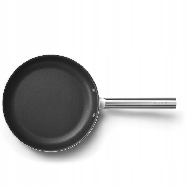 Patelnia 28cm indukcja stal nierdzewna PTFE Smeg CKFF2801CRM