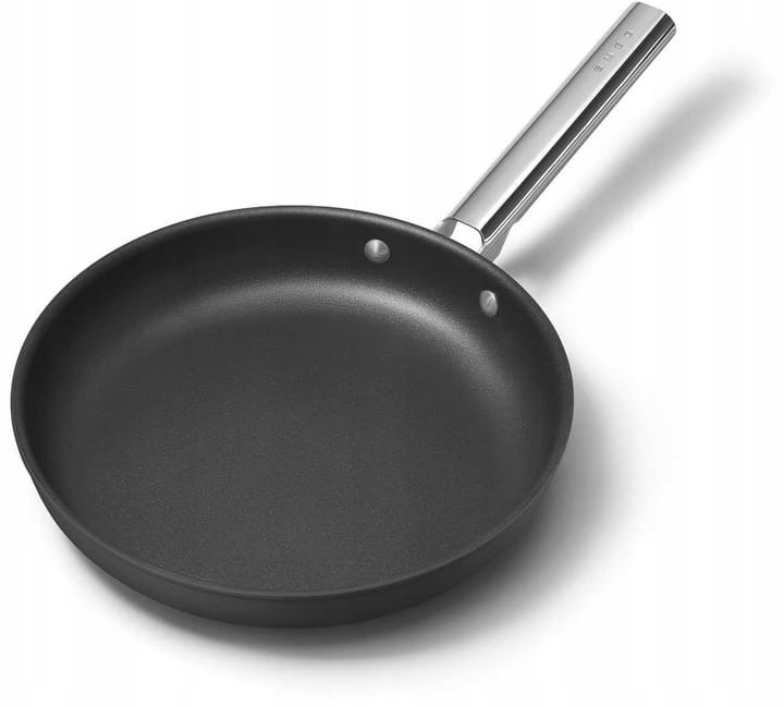 Patelnia 28cm podstawa 21,4cm stal nierdzewna aluminium Smeg CKFF2801BLM