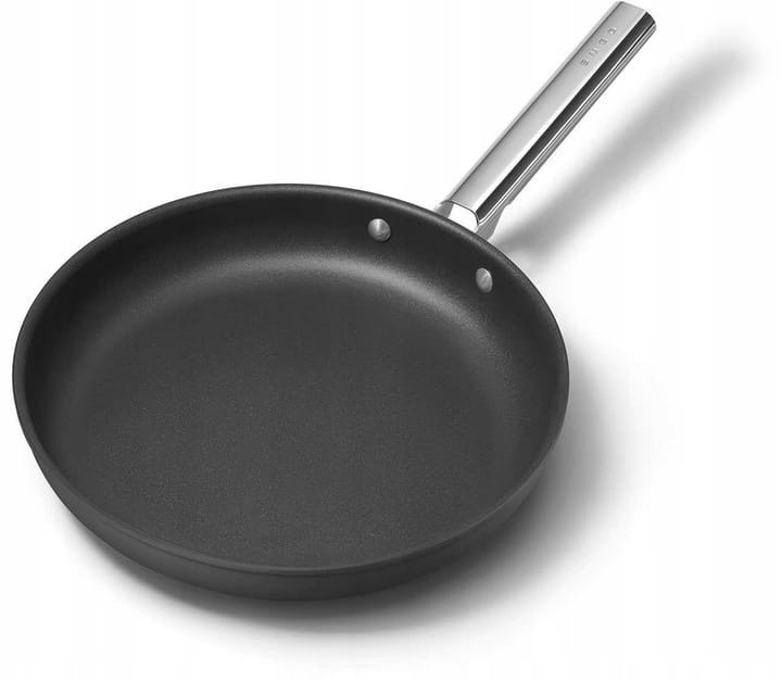 Patelnia 30cm stal nierdzewna czarna Smeg CKFF3001BLM