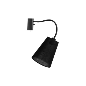 Lampa ścienna Kinkiet regulowany z włącznikiem 1x60W Czarna NOWODVORSKI