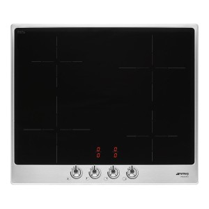 Płyta indukcyjna 60cm 4 strefy 9 poziomów Smeg SI364FXM