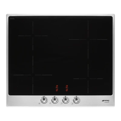 Płyta indukcyjna 60cm 4 strefy 9 poziomów Smeg SI364FXM