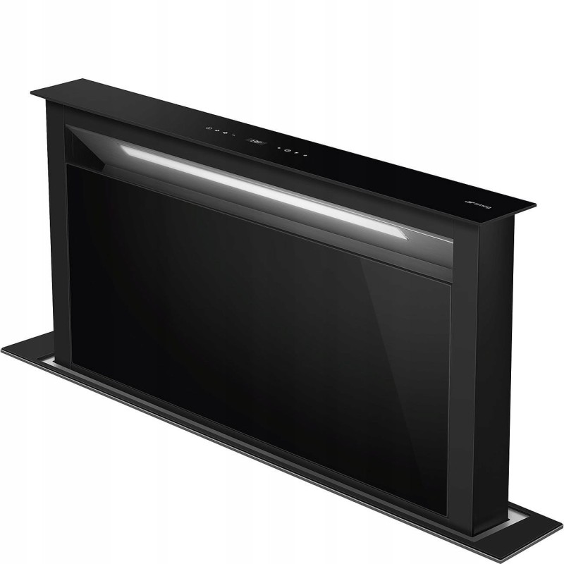 Okap do zabudowy 12cmx88cm 4 prędkości 700 m³/h LED Smeg KDD90CNE