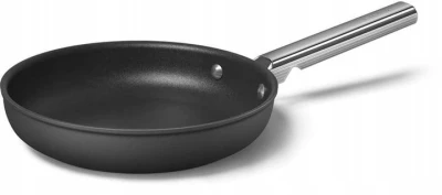 Patelnia 24cm stal nierdzewna aluminium PTFE Smeg CKFF2401BLM