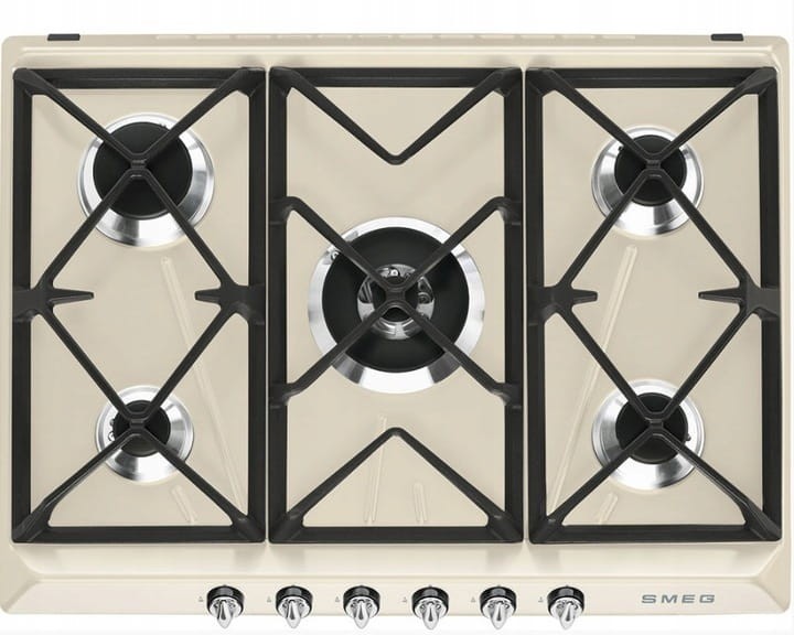 Płyta gazowa 68,5cm 5 palników żeliwne ruszty Smeg SR975PGH
