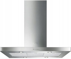 OKAP WYSPOWY SMEG KI90XE Stal nierdzewna 90cm