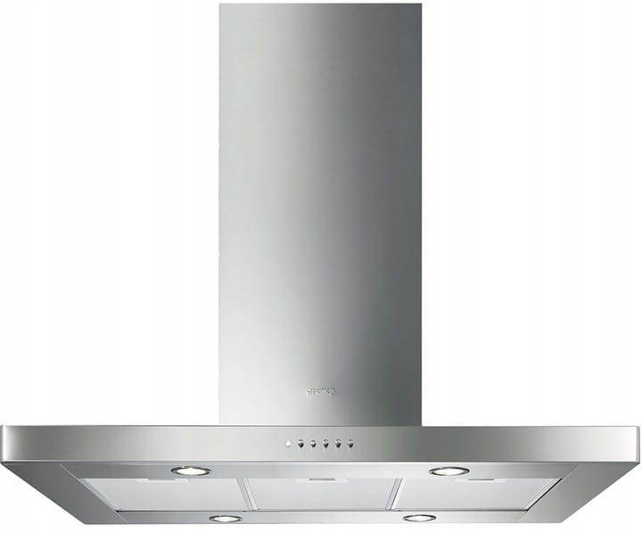 OKAP WYSPOWY SMEG KI90XE Stal nierdzewna 90cm