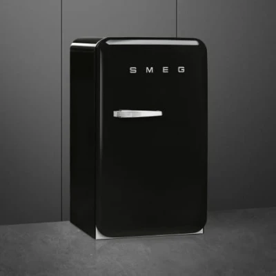 LODÓWKA CHŁODZIARKA WOLNOSTOJĄCA JEDNODRZWIOWE RETRO SMEG FAB10HRBL5 CZARNY