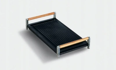 SMEG BB3679 Grill żeliwny, składane uchwyty