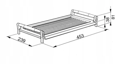 SMEG BB3679 Grill żeliwny, składane uchwyty