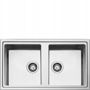 Zlewozmywak Smeg LDR862-2 stal Inox MIRA