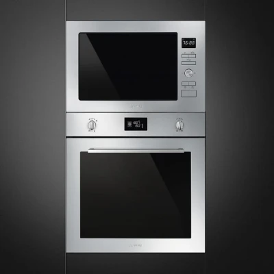 Kuchenka mikrofalowa do zabudowy Smeg FMI425X