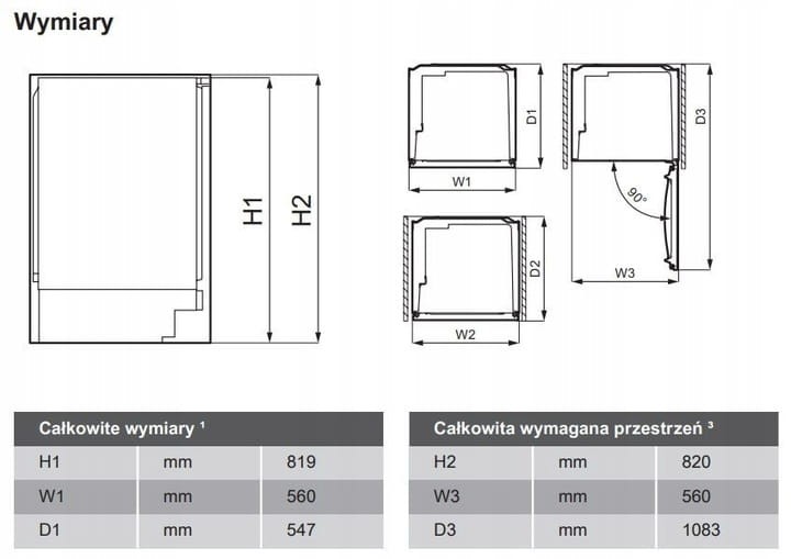 Chłodziarka jednodrzwiowa Smeg U4L080F