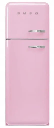 LODÓWKA WOLNOSTOJĄCA 60CM DWUDRZWIOWA RETRO SMEG FAB30LPK5 RÓŻOWA