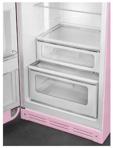 LODÓWKA WOLNOSTOJĄCA 60CM DWUDRZWIOWA RETRO SMEG FAB30LPK5 RÓŻOWA