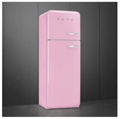 LODÓWKA WOLNOSTOJĄCA 60CM DWUDRZWIOWA RETRO SMEG FAB30LPK5 RÓŻOWA