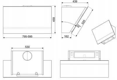 Okap Smeg KV28N