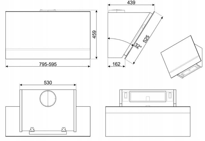 Okap Smeg KV28N