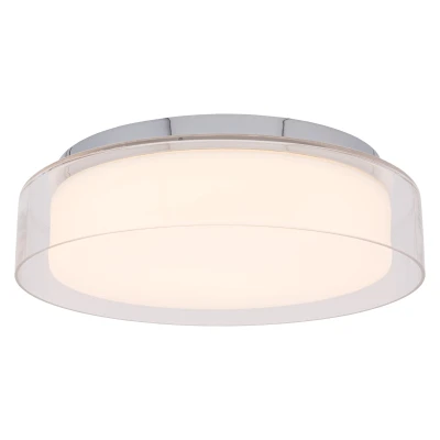 Lampa sufitowa Plafon PAN M 17W IP44 LED Chrom Nowodvorski