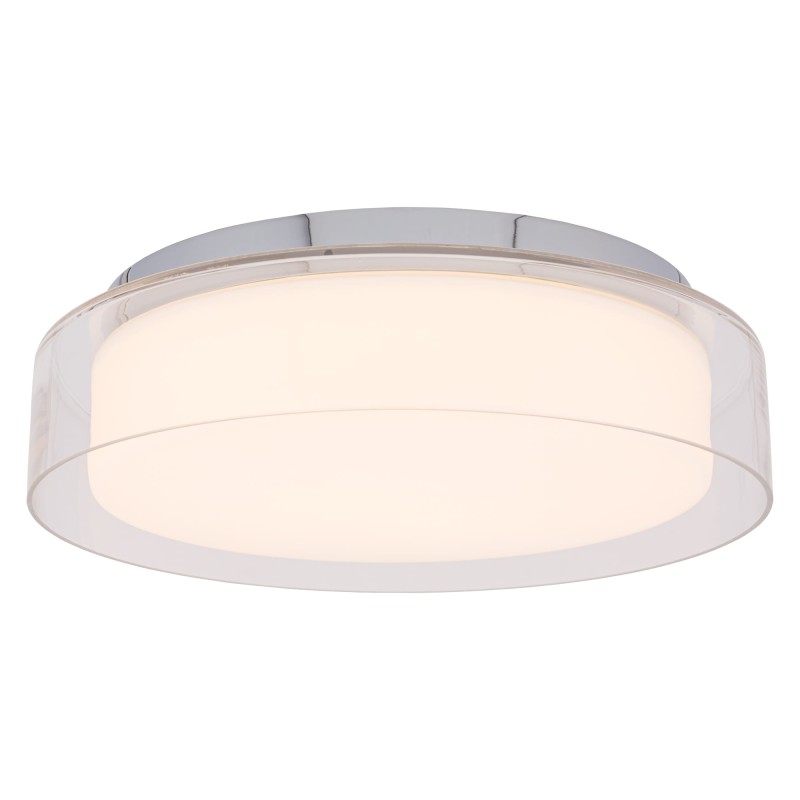 Lampa sufitowa Plafon PAN M 17W IP44 LED Chrom Nowodvorski